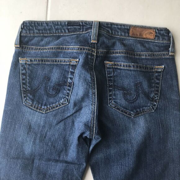 AG Adriano Goldschmied The Maiden Low Rise Crop Skinny Denim Jeans - Picture 6 of 9